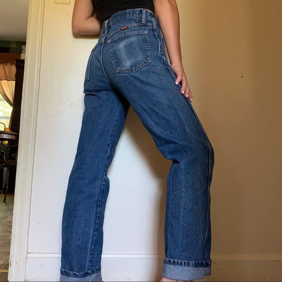 rustler mom jeans